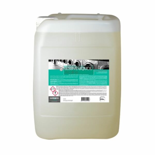 Lessive liquide alcaline 20 L - Spécial dosage automatique transparente