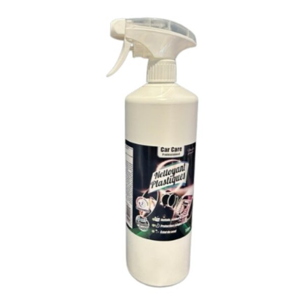 Car Care Professionnel Nettoyant Habitacle et Plastiques Automobile Spray 1L