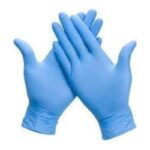 Gants bleus destinés aux soins 100 pièces