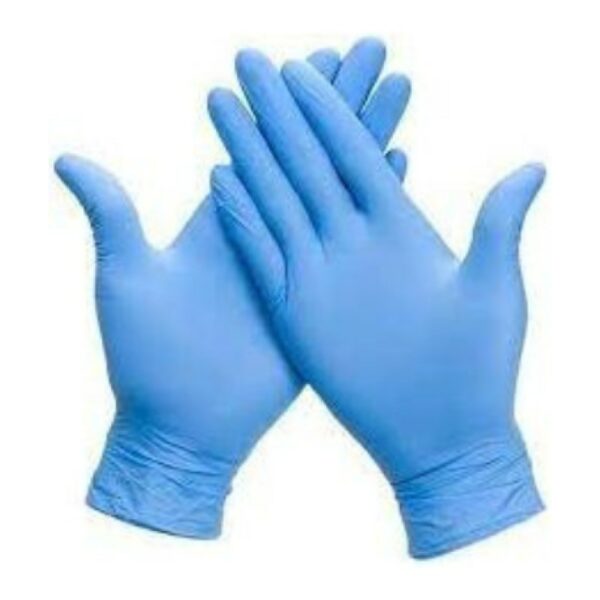 Gants bleus destinés aux soins 100 pièces