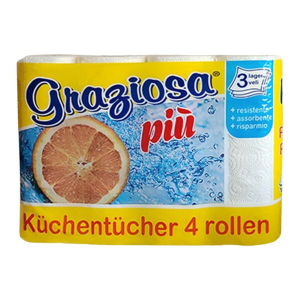 Lot de 4 essuie-tout 3 plis