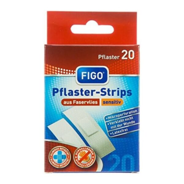 FIGO - Bandes de pansement 20 en 4 tailles assortis waterproof