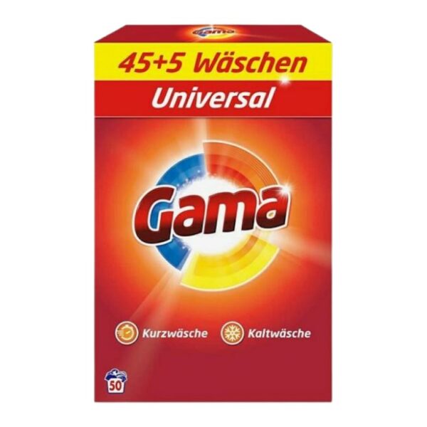 GAMA - Lessive Universelle 3 en 1 - 3 kg