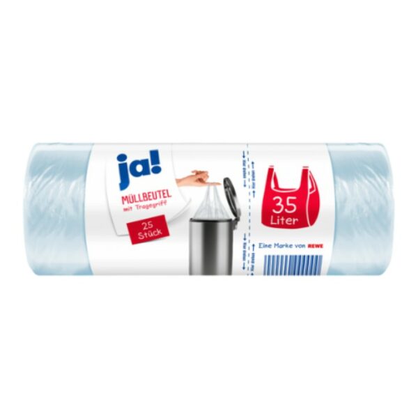 OUI! Sacs Poubelle Blancs 35 Rouleaux 25