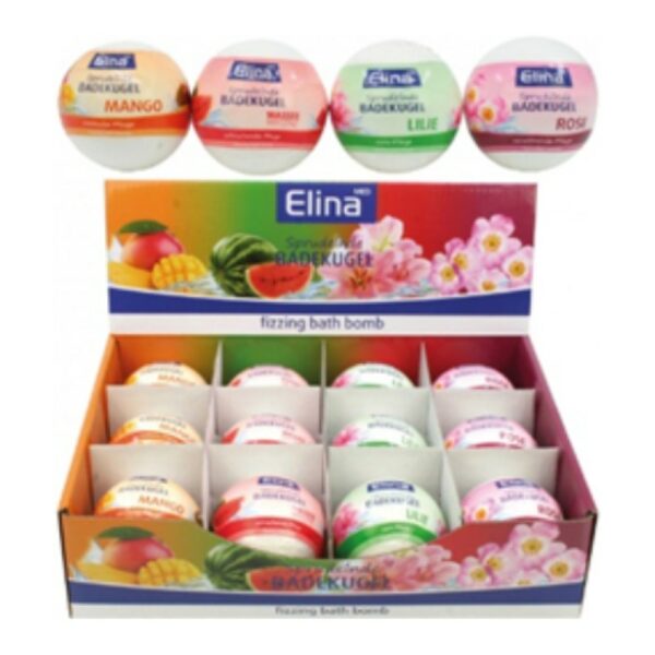 Elina - Bombe De Bain - 180g - 4 parfums