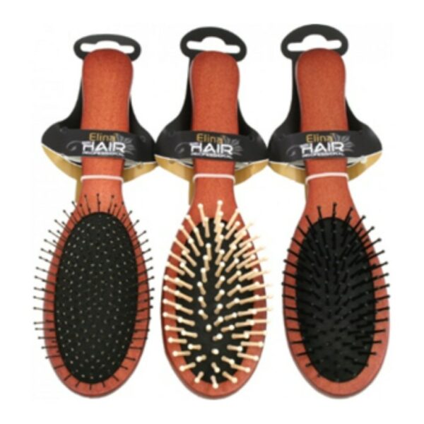 Elina - Brosse à Cheveux En Bois 22cm