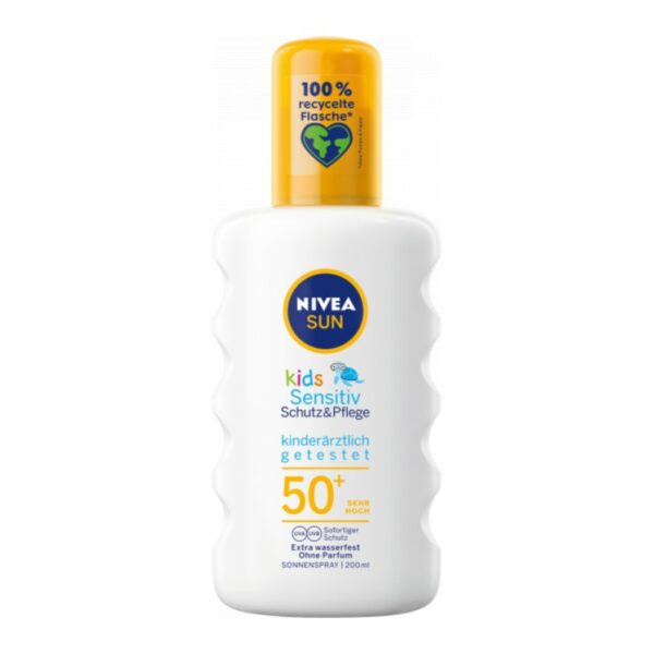 NIVEA Sun Kids Sensitive Spray 50+ - Flacon de 200ml